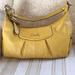 Coach Bags | Ladies Coach Handbag In Yellow Leather. | Color: Yellow | Size: Os