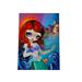 Disney Office | Disney Parks Wonderground Jasmine Becket-Griffith “Ariel" Postcard | Color: Red | Size: Os