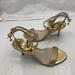 Michael Kors Shoes | Michael Kors Mk Designer Gold Stiletto Heels - Size 6.5 | Color: Gold | Size: 6.5
