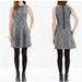 Madewell Dresses | Madewell The Anywhere Dress Fit And Flare Black Tweed Sleeveless, Size 2 | Color: Black/Gray | Size: 2