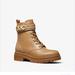 Michael Kors Shoes | Michael Kors Parker Leather Combat Boots Brand New No Box Color Almond | Color: Tan | Size: Various