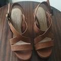 Jessica Simpson Shoes | Jessica Simpson Tan Platform Sandals | Color: Tan | Size: 8