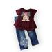 Disney Matching Sets | Minnie Mouse Toddler Outfit 2t-3t | Color: Blue/Red | Size: 3tg