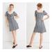 Madewell Dresses | Madewell Gingham Tie Front Swing Dress | Color: Blue/White | Size: 14