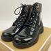 Michael Kors Shoes | Michael Kors Alistair Lace-Up Lug Sole Combat Booties New In Box | Color: Black/Brown | Size: Various