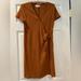 Madewell Dresses | Madewell Texture And Thread Burnt Orange Wrap Dress Size Small | Color: Orange | Size: S