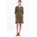 Madewell Dresses | Madewell Walkaway Sweater Dress Green Merino Wool Long Sleeve - M | Color: Green | Size: M