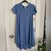 Lularoe Dresses | Lularoe Carly Dress | Color: Blue | Size: Xxs