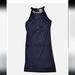 Michael Kors Dresses | Michael Kors Halter Sleeveless Black Mini Logo Dress | Color: Black/Blue | Size: S