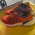 Adidas Shoes | Mens Size 11 Us Cliudfoam Comfort Adidas Tennis Shoe | Color: Blue/Orange | Size: 11