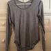 Lululemon Athletica Tops | Lululemon Long Sleeve Striped Top Sz 4 | Color: Black/White | Size: 4