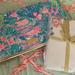 Lilly Pulitzer Bags | Lilly Pulitzer Lot Of Print Travel Organizer Folio + Notecards | Color: Blue/Pink | Size: Os