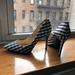 Jessica Simpson Shoes | Black And White Gingham Fabric Jessica Simpson Heels | Color: Black/White | Size: 8.5