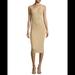 Michael Kors Dresses | Michael Kors Metallic Knit Sleeveless Dress | Color: Gold | Size: L