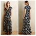 Anthropologie Dresses | Anthropologie Maeve Desert Star Maxi Dress Sz S | Color: Blue/White | Size: S