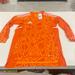 Adidas Shirts | Men’s Adidas 3/4 Sleeve Futbol Soccer Jersey Size Xs | Color: Orange/White | Size: Xs