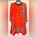 Zara Dresses | New Without Tag Zara Red 3/4 Sleeves Dress Size S | Color: Red | Size: S