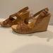 Michael Kors Shoes | Michael Kors | Leather Strappy Wedges | Color: Brown/Tan | Size: 6