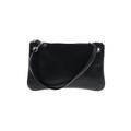 DKNY Leather Shoulder Bag: Black Solid Bags
