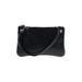 DKNY Leather Shoulder Bag: Black Solid Bags