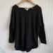 Michael Kors Sweaters | Michael Michael Kors Sweater Womens 1x Black Long Sleeve Boat Neck Shirt Top | Color: Black | Size: 1x