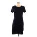 BTFBM Casual Dress: Black Solid Dresses - New - Women's Size Medium