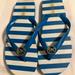 Michael Kors Shoes | Michael Kors Flip Flops | Color: Blue/White | Size: 9