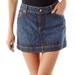 Lilly Pulitzer Skirts | Lilly Pulitzer Dark Blue Denim Mini Skirt, Size 10 | Color: Blue | Size: 10