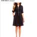 Michael Kors Dresses | Michael Kors - Half-Zip Belted A-Line Shirtdress Size Xl | Color: Black | Size: Xl