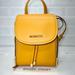 Michael Kors Bags | Michael Kors Women Xs Mini Backpack Travel School Bag Shoulder Satchel Honeycomb | Color: Yellow | Size: Xs ,Mini