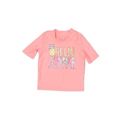 Carter's Rash Guard: Pink Sporting & Activewear - Kids Girl's Size 4
