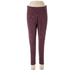 Sonoma Goods for Life Active Pants - High Rise: Burgundy Activewear - Women's Size Large