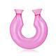 SUKORI Hot Water Bottle Shape Hot Water Bottle for Neck Warm Shoulder Neck Hot Water Bottle Material Hot Water Bag Relieve Neck Pain (Color : Purple)