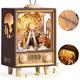 RoWood 3D Wooden Puzzle Sunset Carnival Music Box & Night Light | Mechanical Wooden Model Building Craft Kits for Adults and Teens to Build | Creative Birthday Christmas Gifts