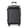 Travelpro Platinum Elite Hardside Expandable Checked Luggage, 8 Wheel Spinner, TSA Lock, Hard Shell Polycarbonate Suitcase, Shadow Black, Checked Medium 25-Inch