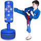 ONEX Free Standing Boxing Punching Bag Stand For Kids Heavy Duty Punch Bags Kickboxing MMA Martial Arts Sports Pads Dummy Gym Equipment for Home (BLUE)