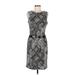 Jones Wear Dress Cocktail Dress - Sheath: Gray Color Block Dresses - Women's Size 8