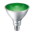 Philips Non-Dimmable 13.5W Green 40° PAR38 LED Bulb, Outdoor and Enclosed Fixture Rated