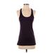 Nike Active Tank Top: Purple Solid Activewear - Women's Size Small