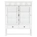 Fairfield Chair BD Alexander Curio Cabinet Wood in White | 84.25 H x 49 W x 17.5 D in | Wayfair 4311-18