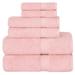Wade Logan® Cascata 6 Piece Turkish Cotton Towel Set Terry Cloth/Turkish Cotton in Pink | Wayfair A42FF76FD93B402AB1C9627A394A1AA6