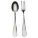 MEPRA BRESCIA Serving Set (Fork & Spoon) Stainless Steel in Gray | 9.83" L x 3" W | Wayfair 104222110