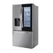 LG 26 Cu. Ft. Smart Instaview® Counter-Depth Max French Door Refrigerator in Black/Gray/White | 70.25 H x 35.75 W x 31.63 D in | Wayfair LRFOC2606S
