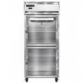 Continental 1FXNSAGDHD 36 1/4" 1 Section Reach In Freezer, (2) Glass Doors, 115v, Stainless Steel & Aluminum, Silver