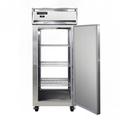 Continental 1RXNSSPT 36 1/4" 1 Section Pass Thru Refrigerator, (2) Right Hinge Solid Doors, Top Compressor, 115v, Silver