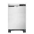 Continental BB24NSS 24" Bar Refrigerator - 1 Swinging Solid Door, Stainless, 115v, Silver