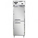Continental D1RFSNSSHD 26" 1 Section Commercial Refrigerator Freezer - Solid Doors, Top Compressor, 115v, Silver