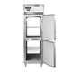 Continental D1RNSAPTHD Designer Line 26" 1 Section Pass Thru Refrigerator, (4) Right Hinge Solid Doors, Top Compressor, 115v, Silver