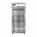 Continental D1RXNSAGD 36 1/4" 1 Section Reach In Refrigerator, (1) Right Hinge Glass Doors, Top Compressor, 115v, Silver