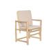 Home ESPRIT Sessel Weiß Beige Natur Baumwolle 61 x 50 x 90 cm